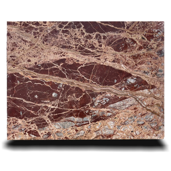 Tiana Red Marble Block -Amber Marble